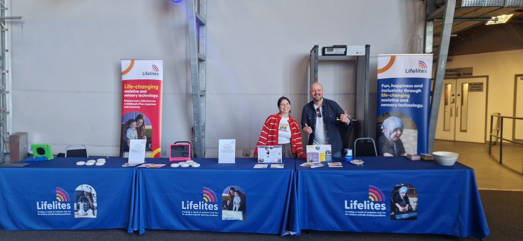 Lifelites display stand at Aviation Heroes Awards 2026.